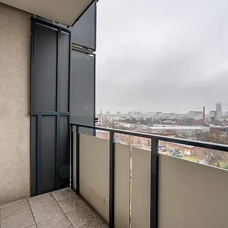 12Th Floor Wola Modern Apartment Warsaw Exterior photo