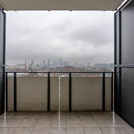 12Th Floor Wola Modern Apartment Warsaw Exterior photo